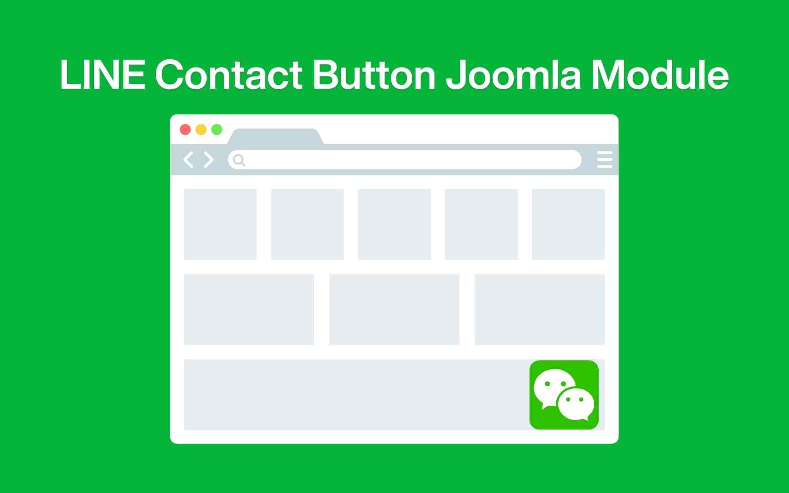 LINE Contact Button – Free Joomla Module