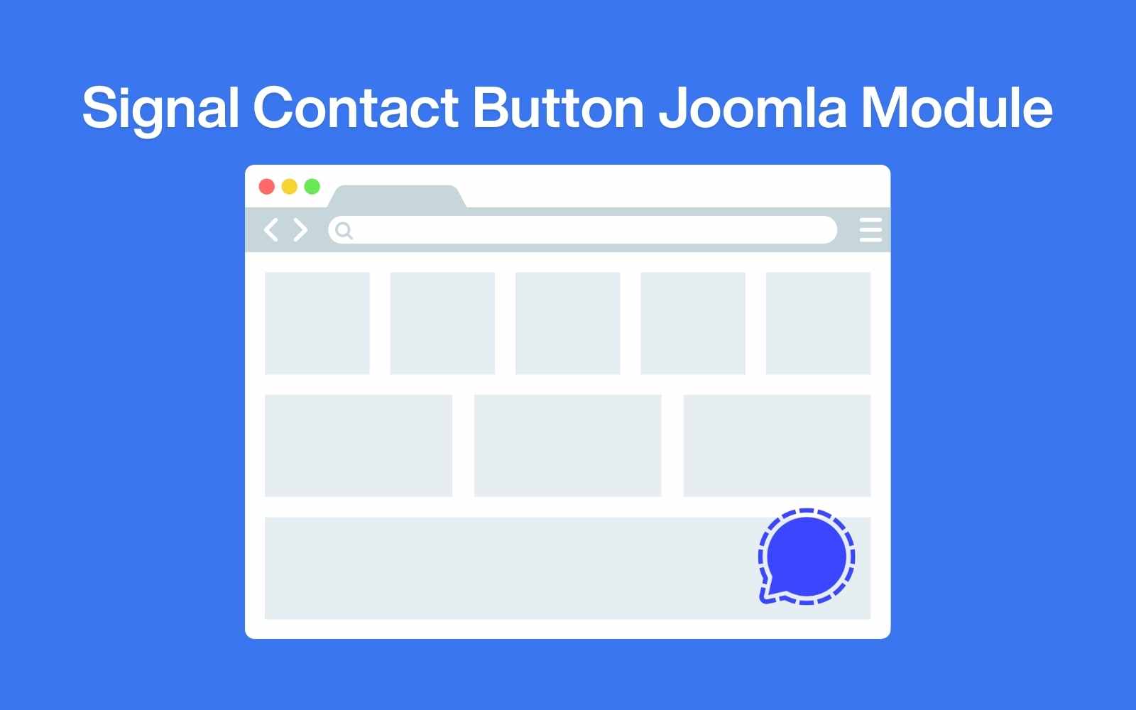 Signal Contact Button Free Joomla Module