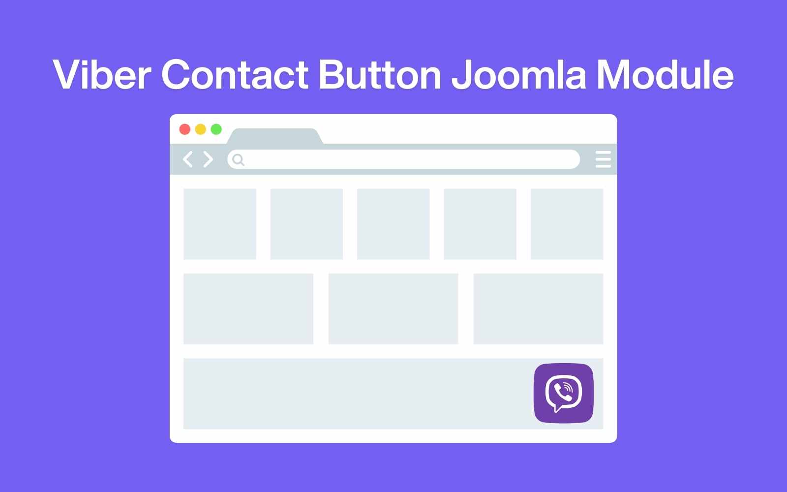Viber Contact Button Free Joomla Module